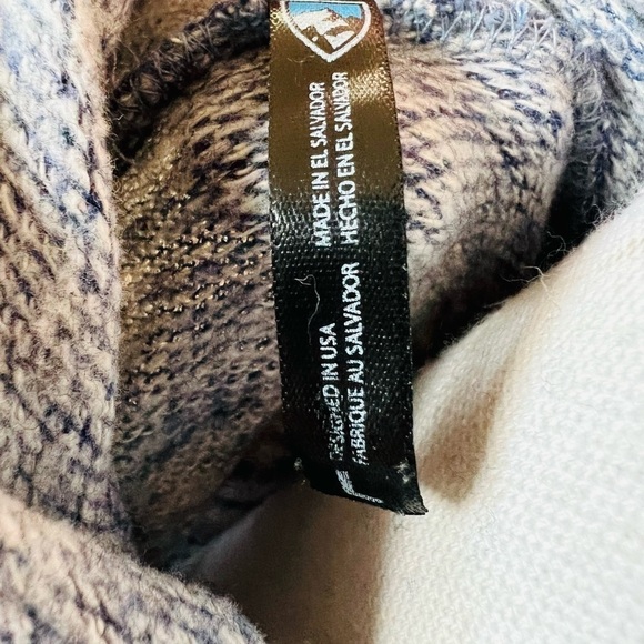 KUHL WOMENS PULLOVER NOVA COWL NECK BLUE SWEATER SIZE LARGE - Picture 6 of 10